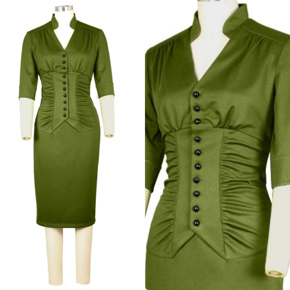 Dresses Plus Size Pencil Pin Up Clothing Dress 195s Style Poshmark